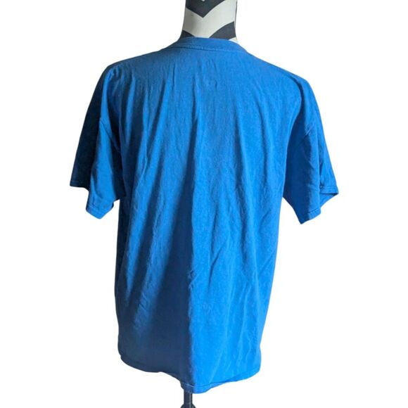 OKC Thunder Majestics T-Shirt Large Blue NBA Basketball - Picture 6 of 6